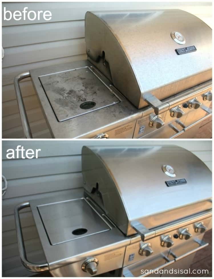 How to clean your stainless steel grill