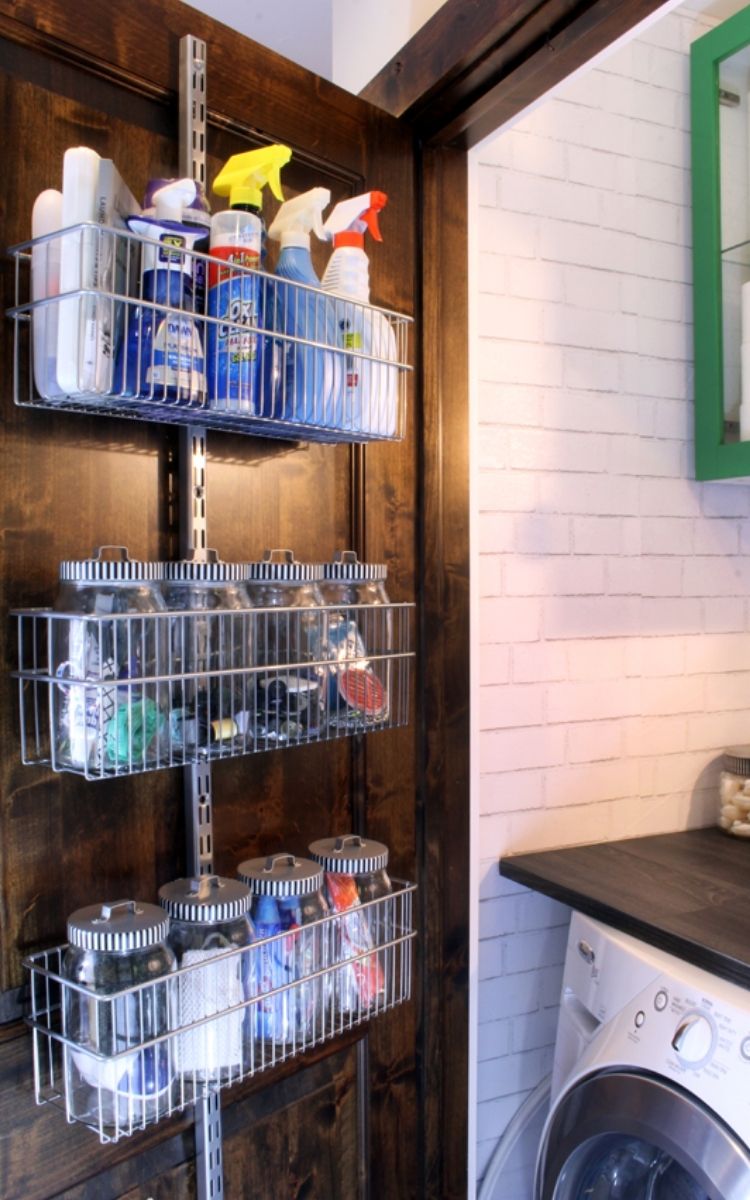 laundry room closet organization