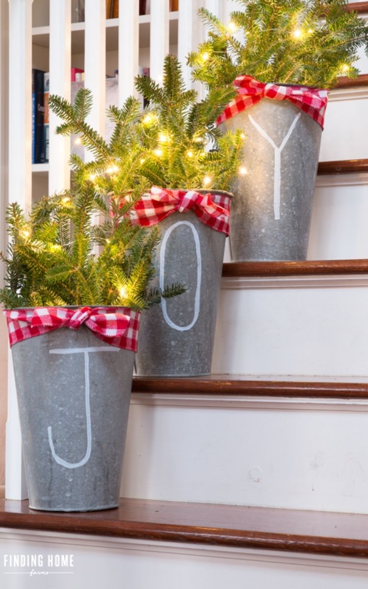 galvanized joy buckets