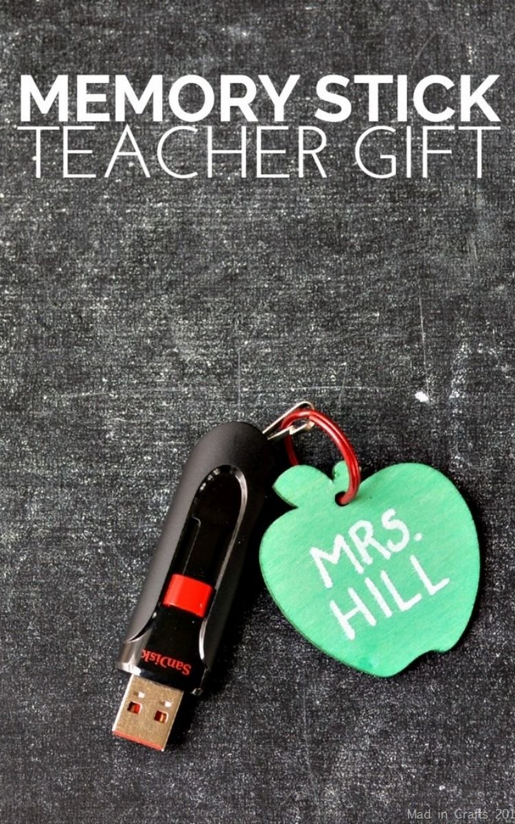 Memory stick teacher gift