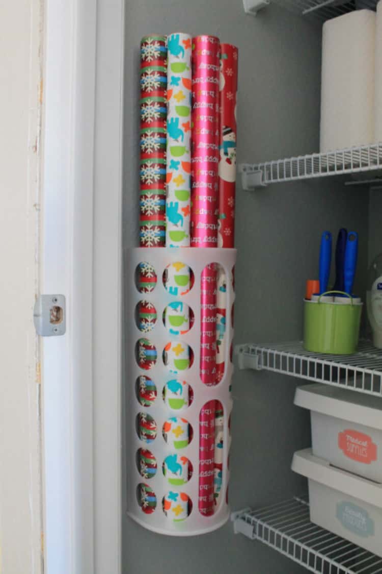 The 13 Best Wrapping Paper Organizers for 2023 - Gift Wrap Storage Ideas