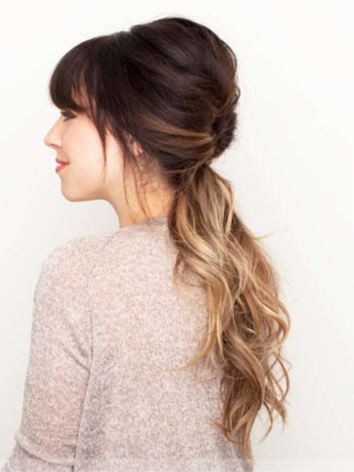 Low-Ponytail-with-sections-to-make-it-cute