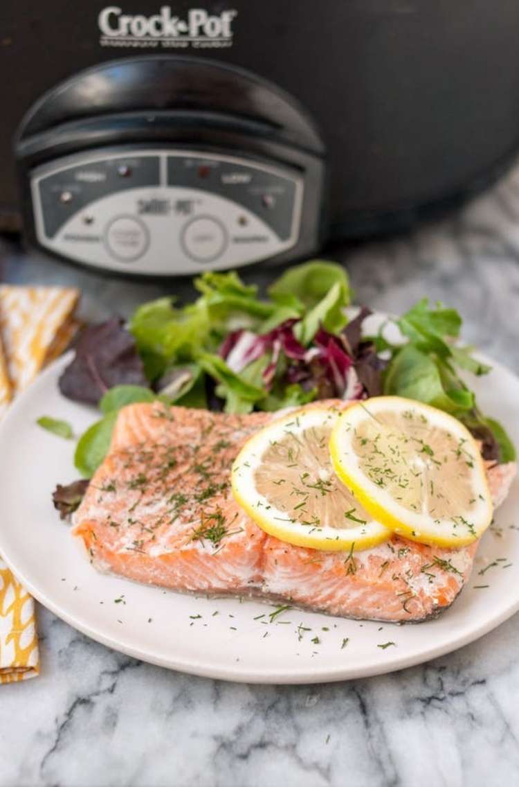 Slow-cooker salmon