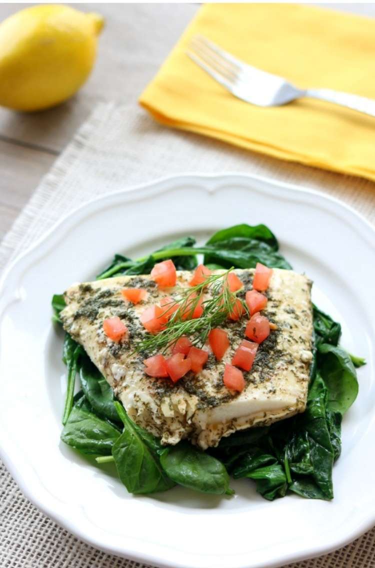 Slow-Cooker Lemon Dill Halibut