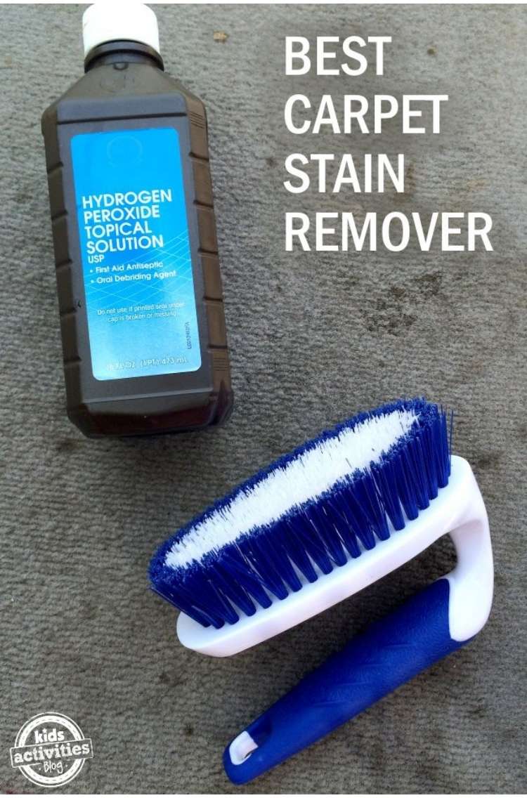 Hydrogen Peroxide Recipe- carpet stain remover