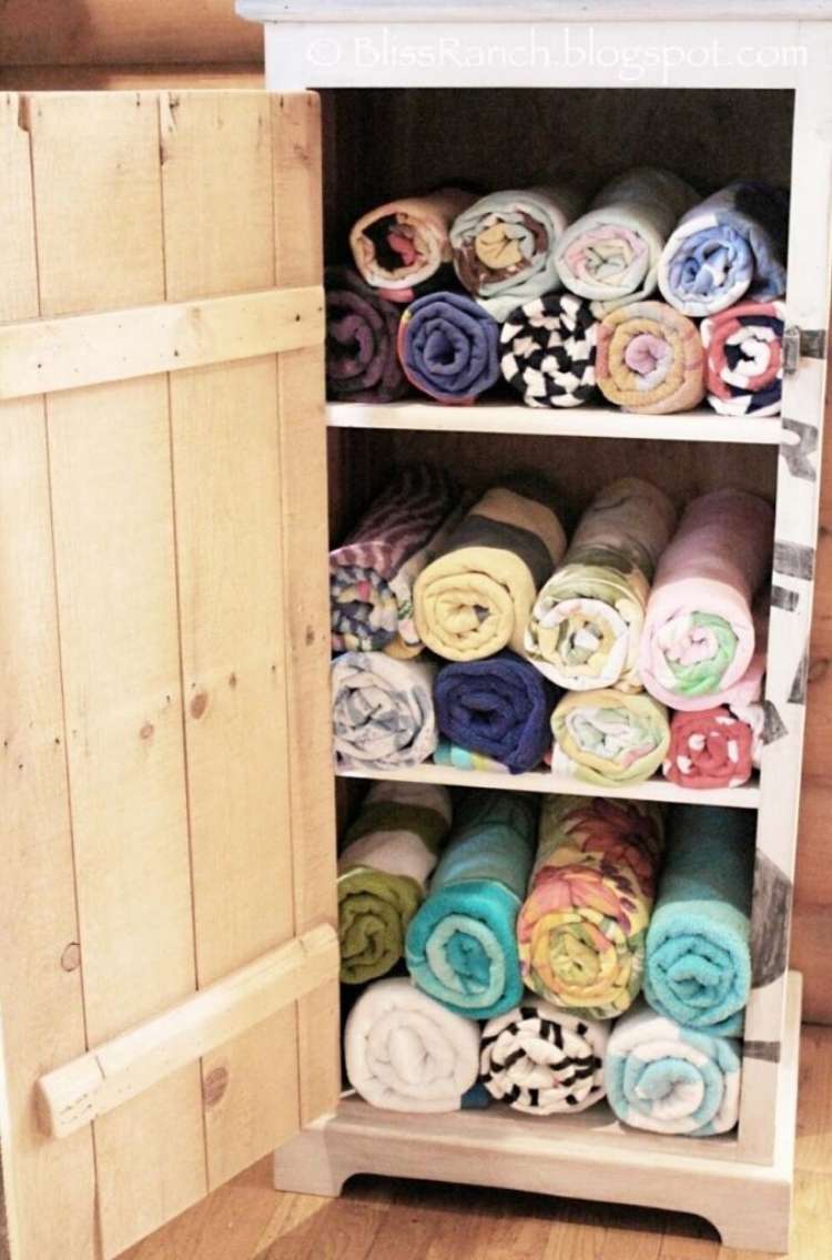 Towel box clearance for pool