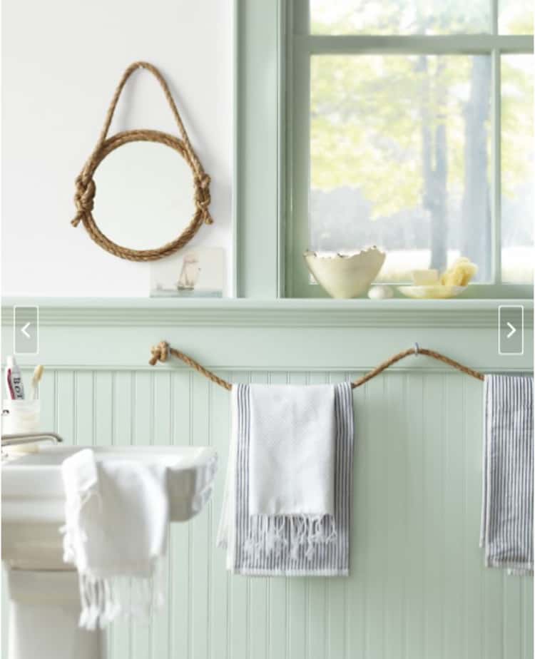 Towel Storage  Bathroom hand towels display, Hand towels bathroom, Towel  basket bathroom