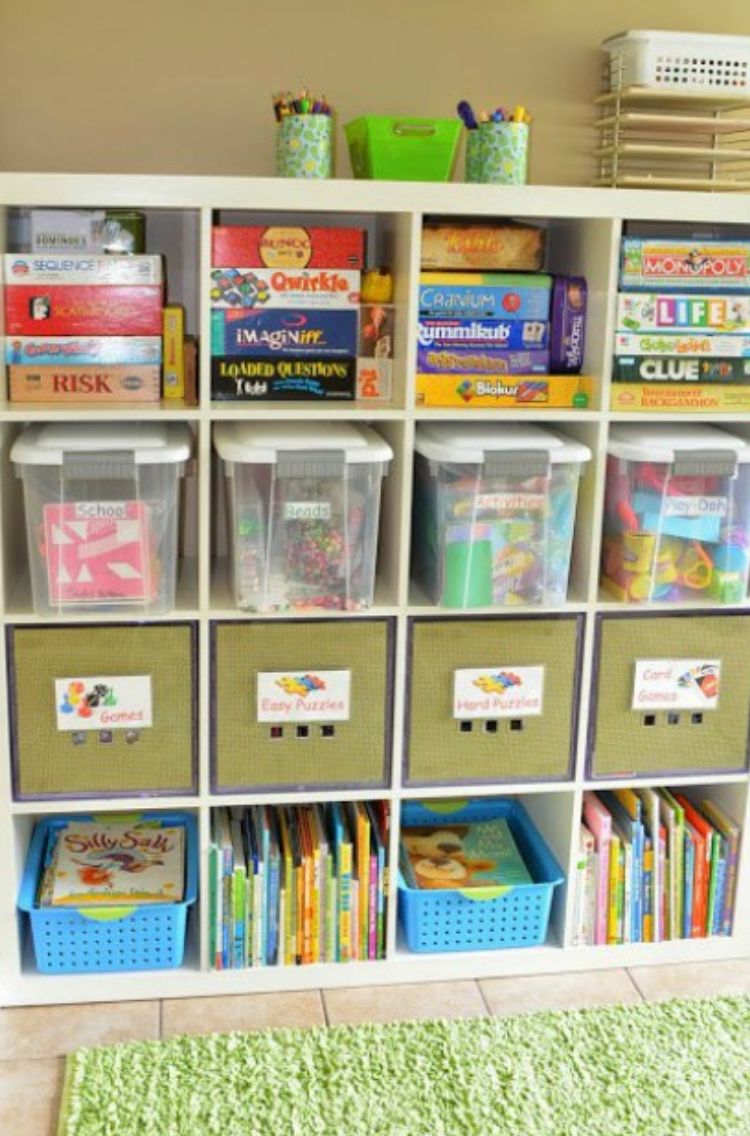 17 Board Game Storage Ideas to Streamline Family Game Night