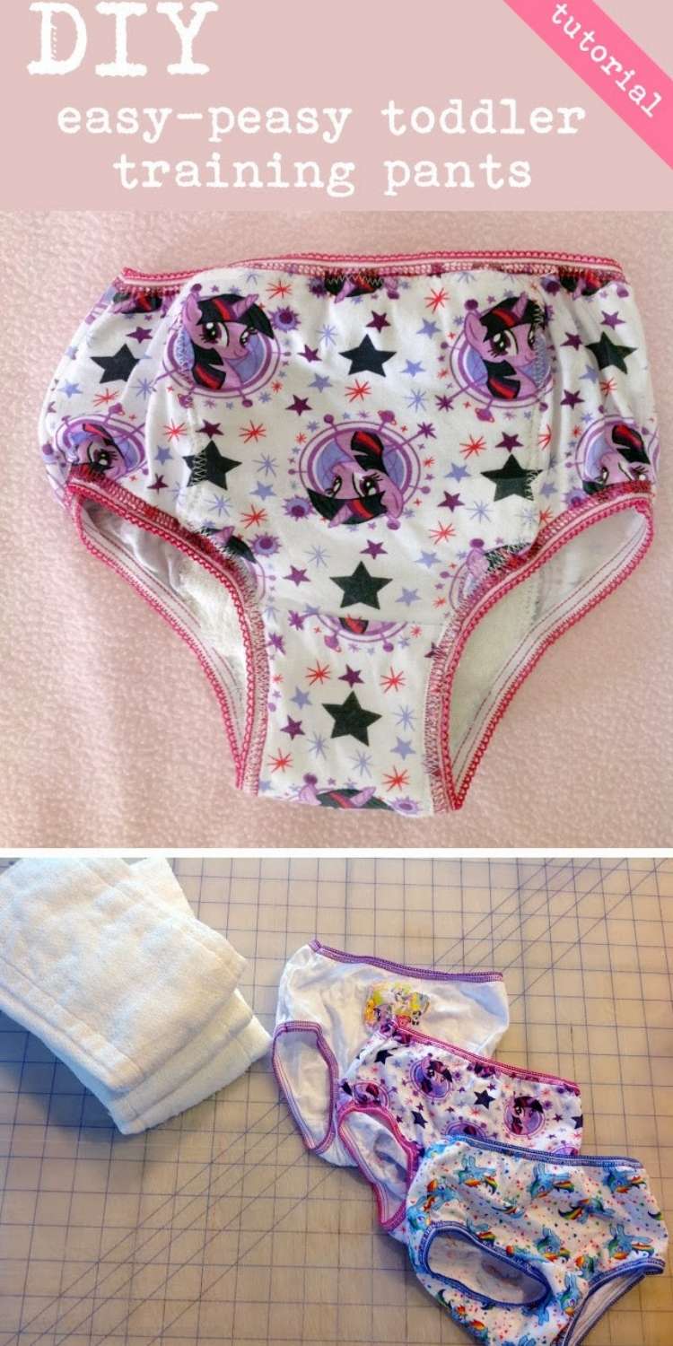 DIY toddler training pants