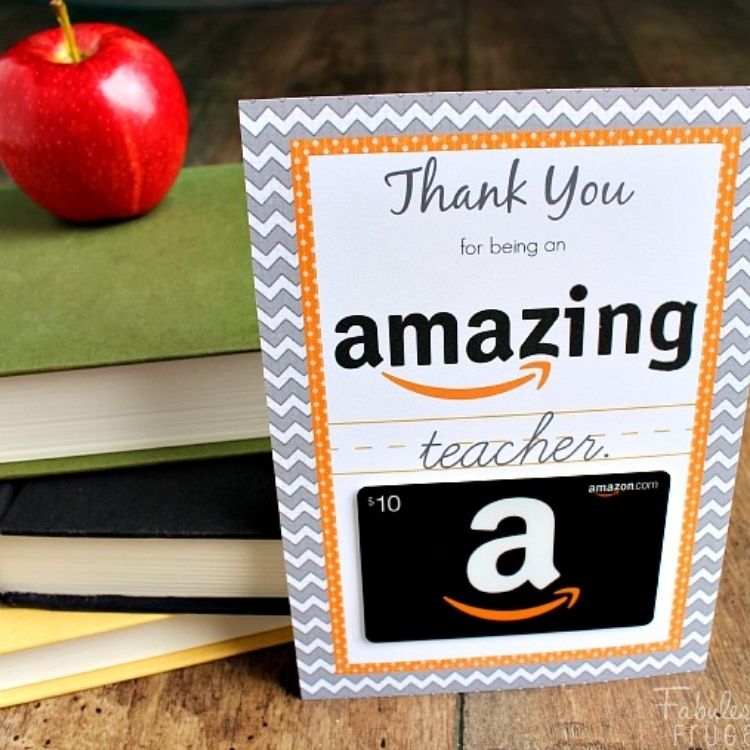 Amazing Amazon Teacher's Gift Card