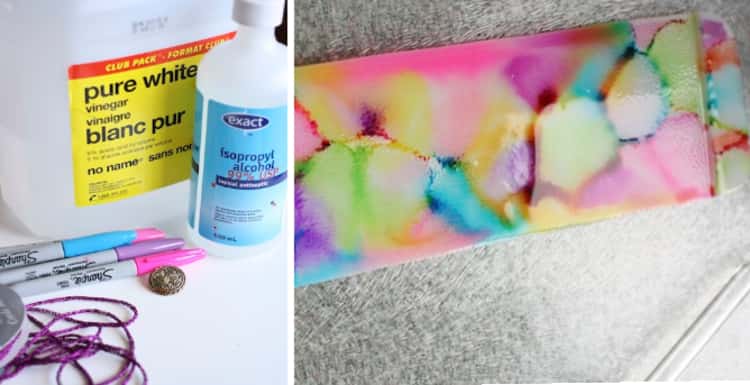 use isopropyl alcohol to make tie-dye fabric