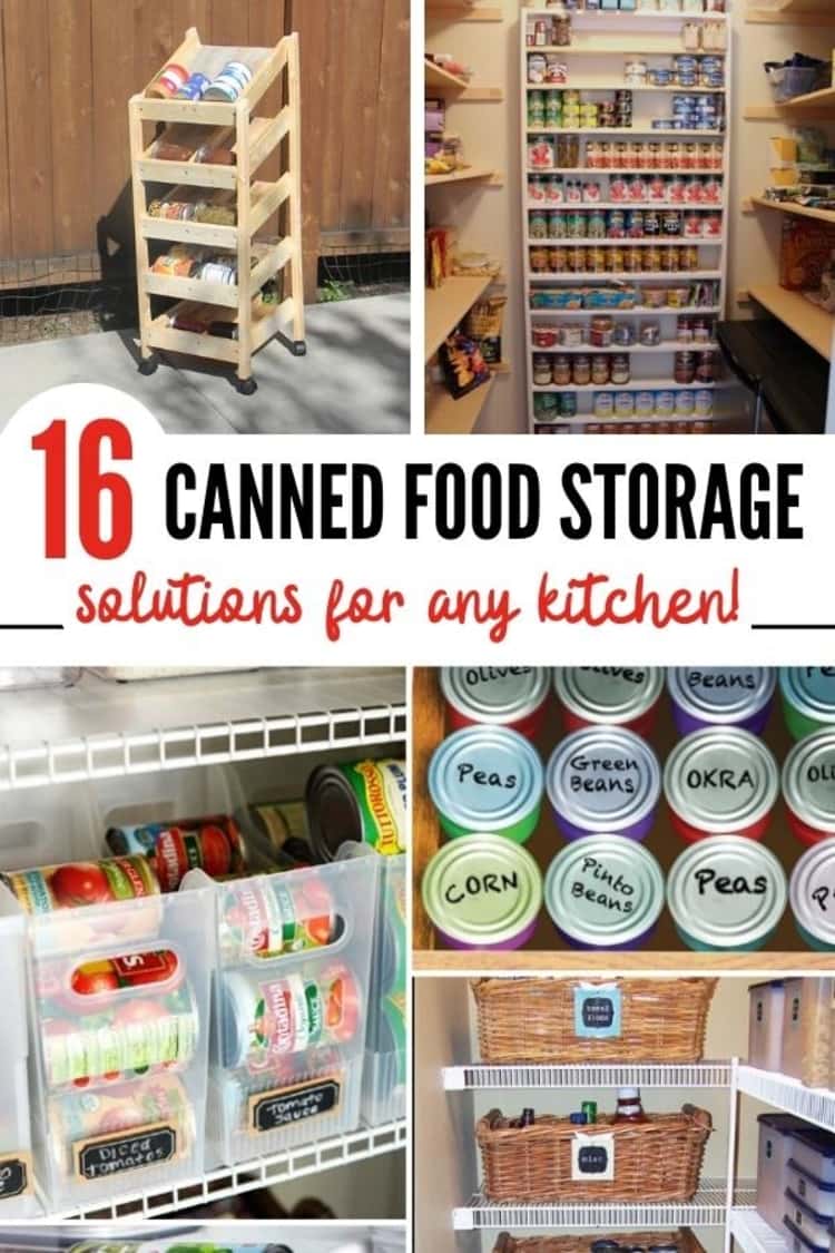 DIY Canned Food Storage  Diy pantry, Canned food storage, Diy spice rack