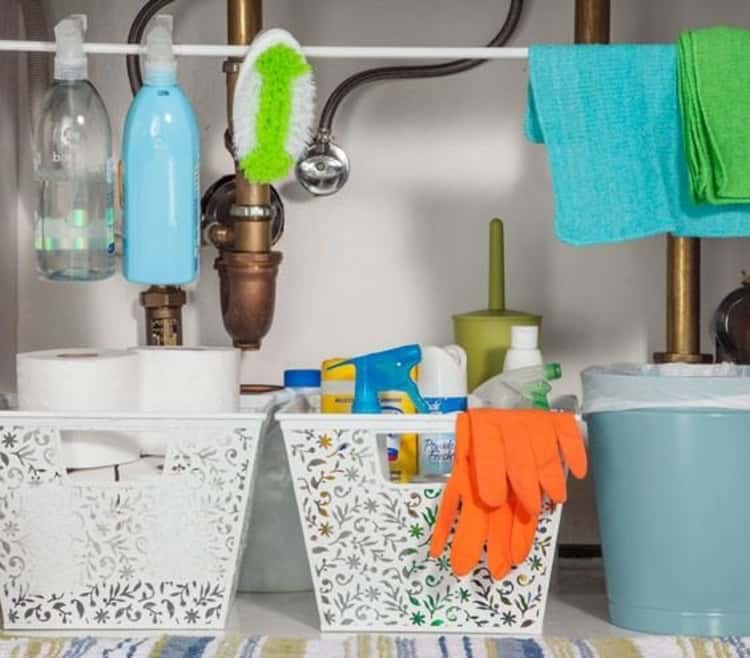 5 Smart Ways to Organize Cleaning Supplies Under the Kitchen Sink