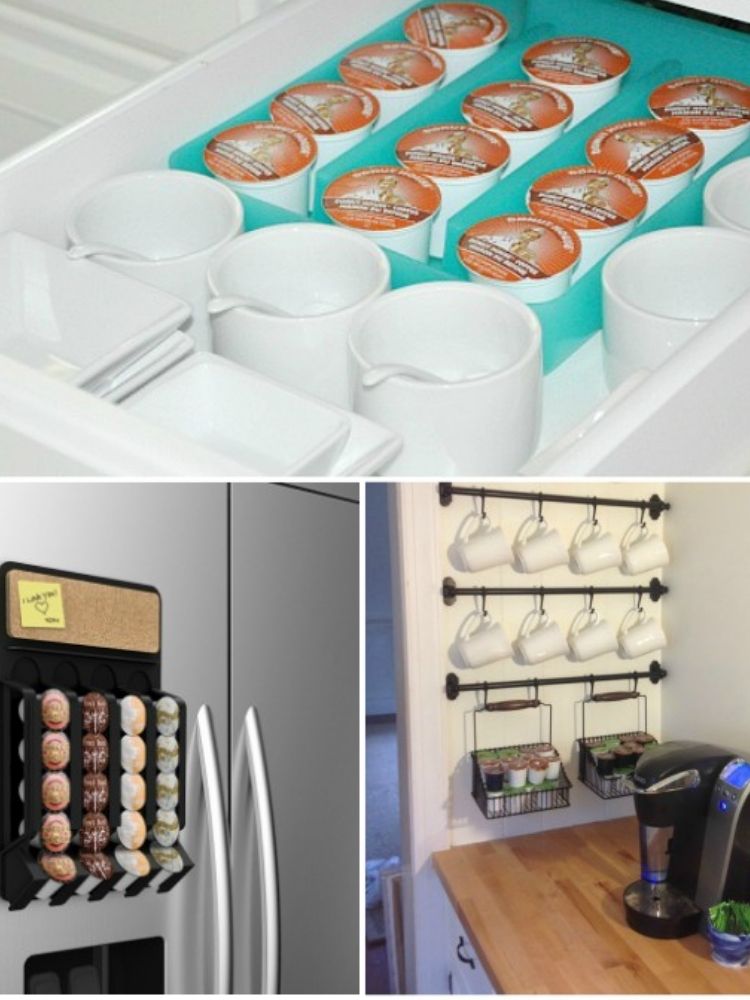 coffee pod storage trio