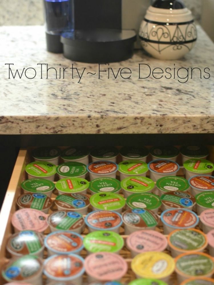 Where & How to Store Coffee K-Cups (In Any Kitchen Layout!) - The