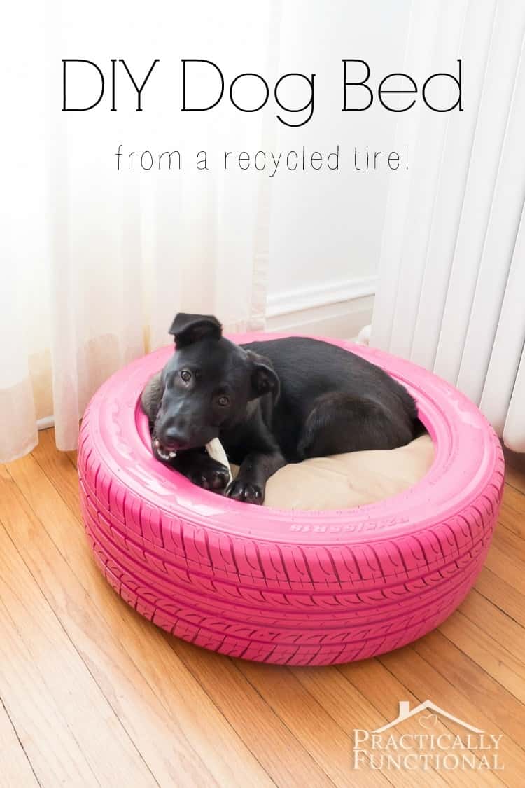 Your dog will love this tire bed