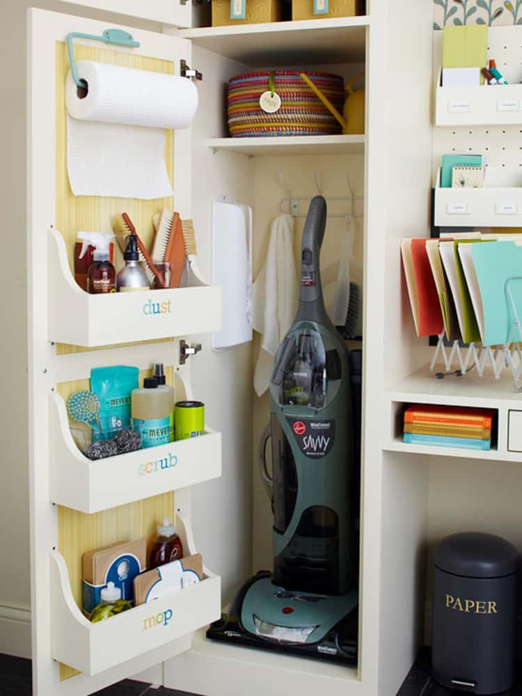 Organizing of Cleaning Supplies and Tools  Dishwasher and Laundry Area  Organization 