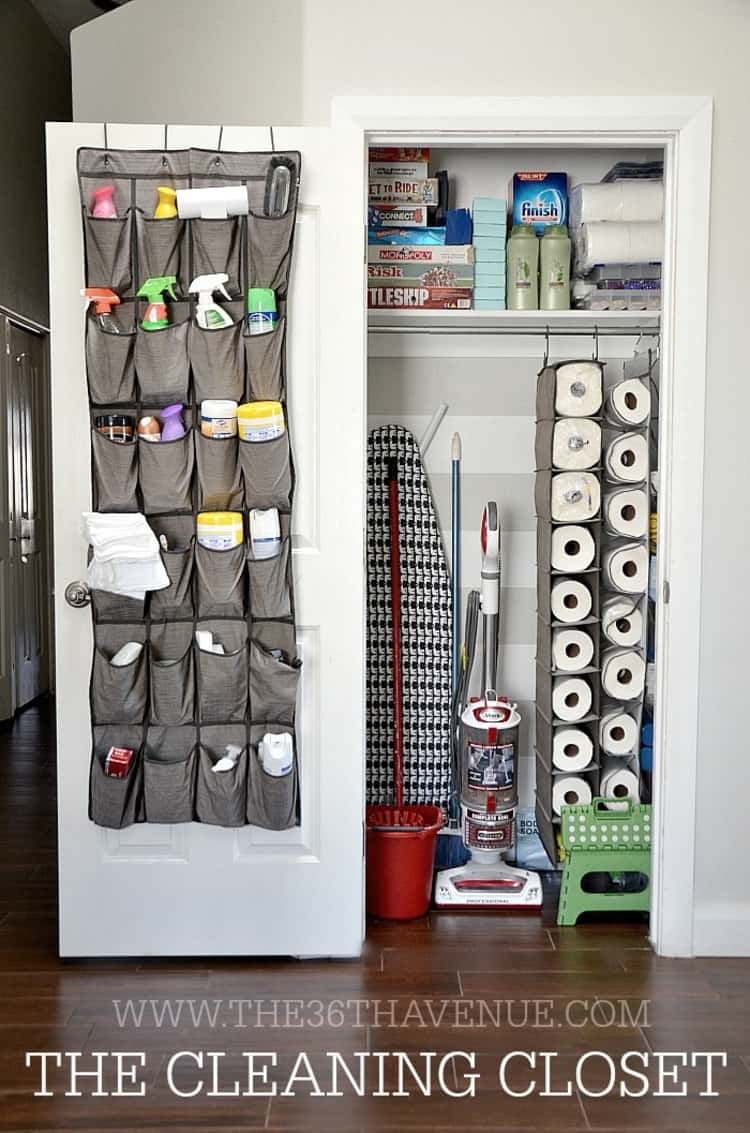 Cleaning product on sale storage