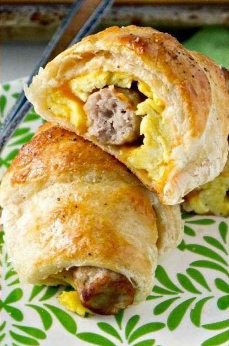 Portable Breakfast on the go healthy protein packed egg rollups