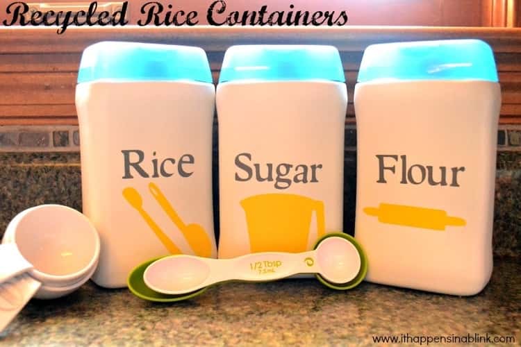 Baby rice containers for dry foods