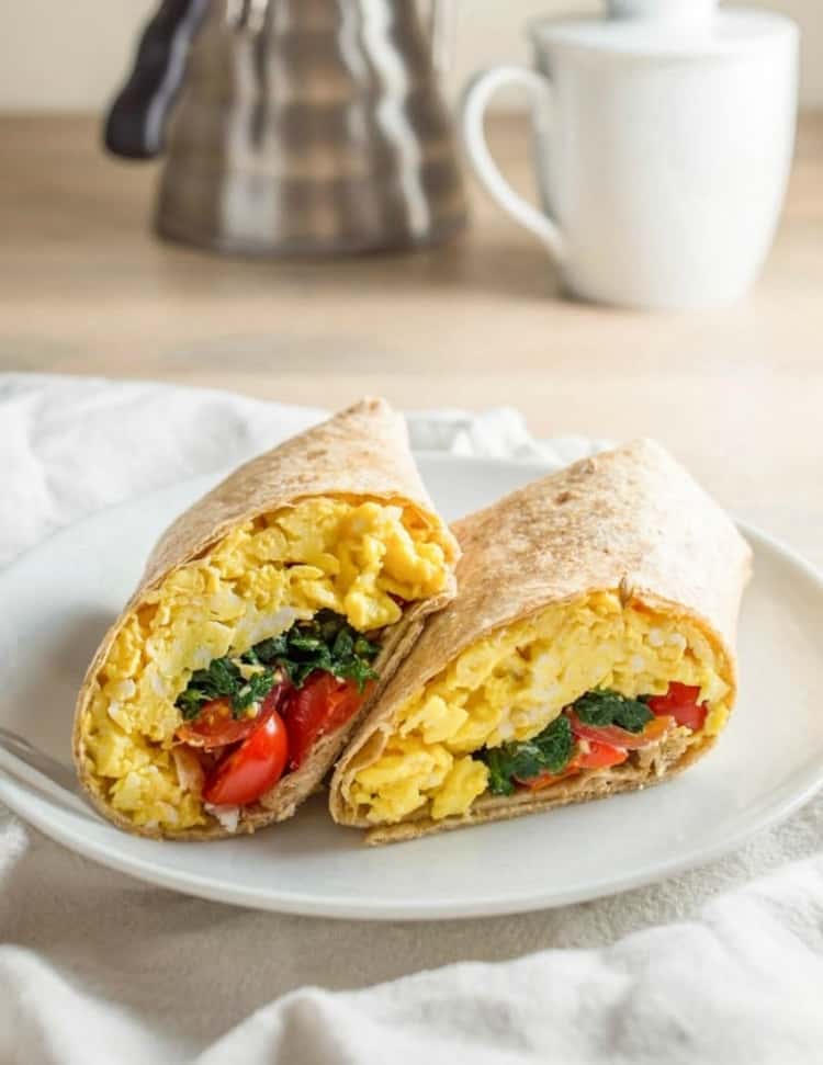 spinach feta wrap