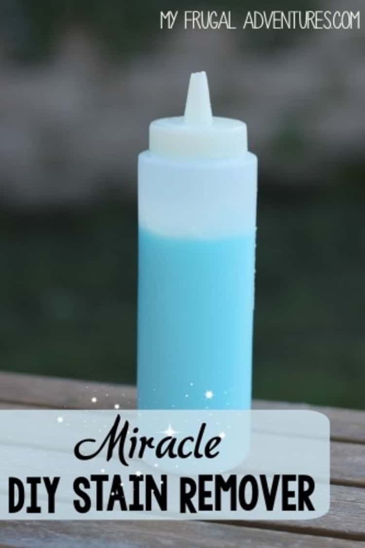 stain removal - DIY miracle stain remover in a bottle 