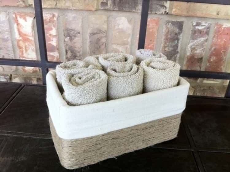 DIY towel holder 