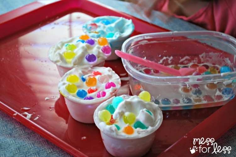 Water Bead Cupcakes