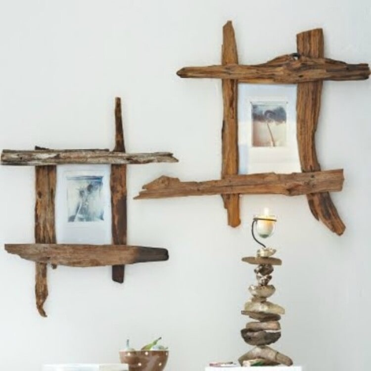 driftwood plank frames