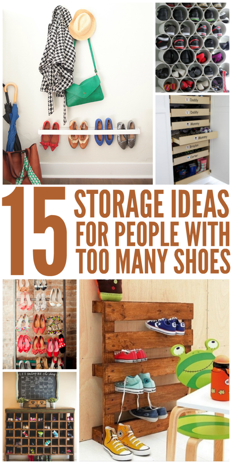 15 Genius Small Entryway Shoe Storage Ideas - Making Manzanita