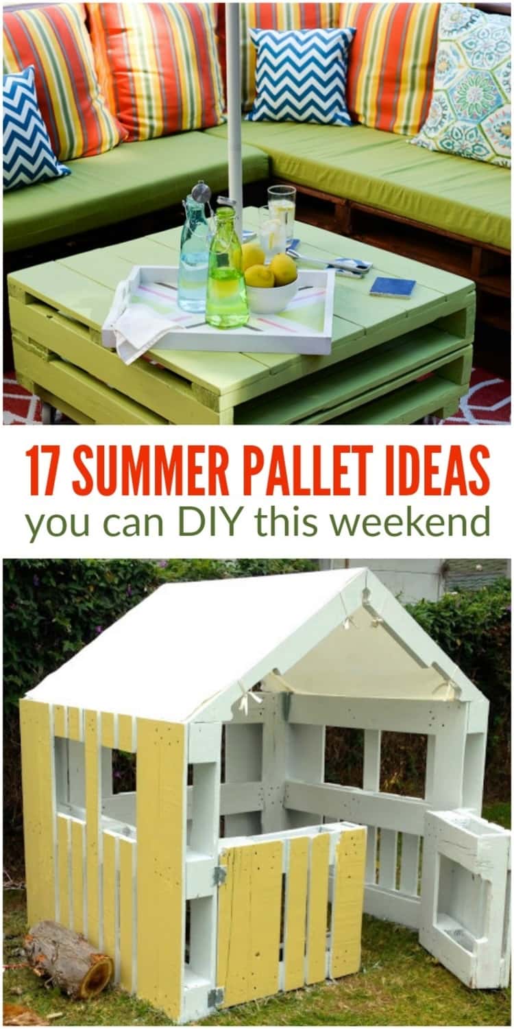 Pallet ideas you can create this summer