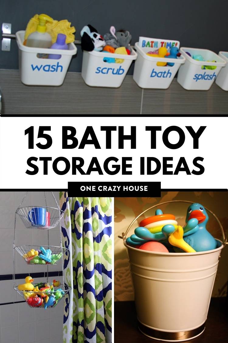 Genius Bath Toy Storage Ideas