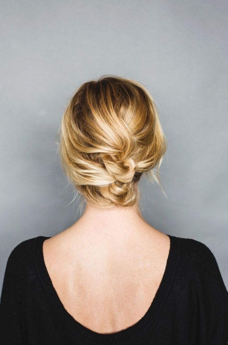 Don't fret if you have short hair, this sassy braided beach hair updo if perfect.