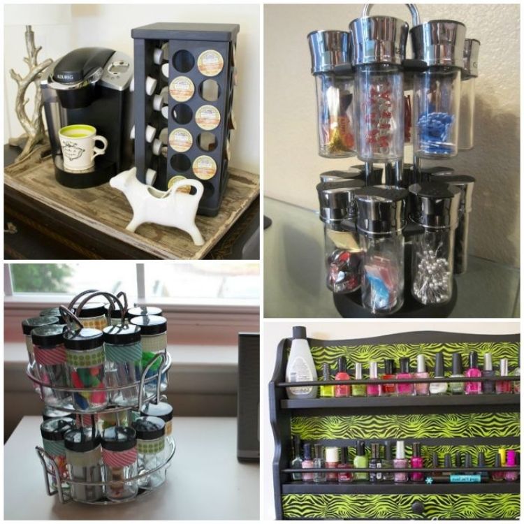 Upcycled spice on sale rack