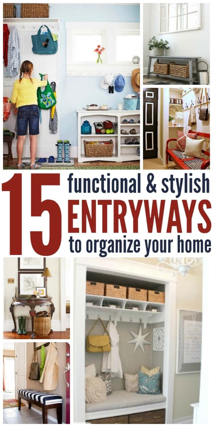 Stylish and functional entryways