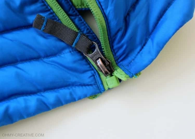 Fix a separated zipper