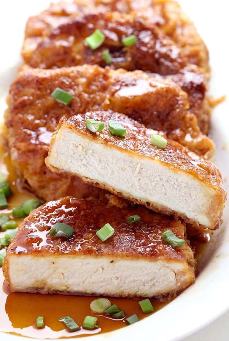 Honey garlic pork chop recipe