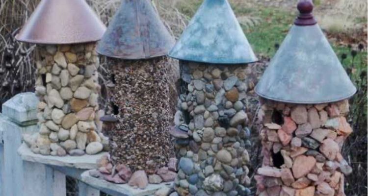 Stone Bird house