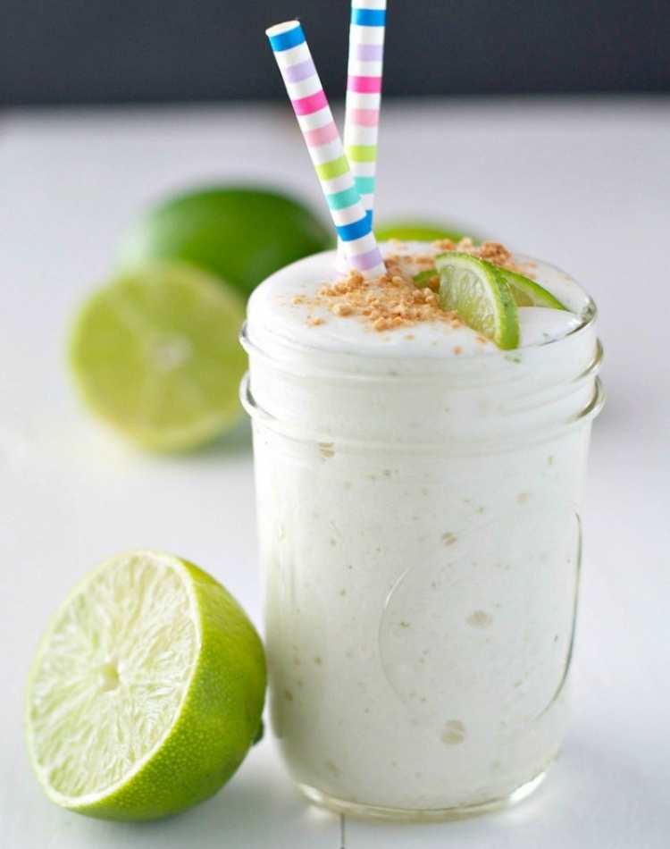 key lime smoothie, fresh lime smoothie