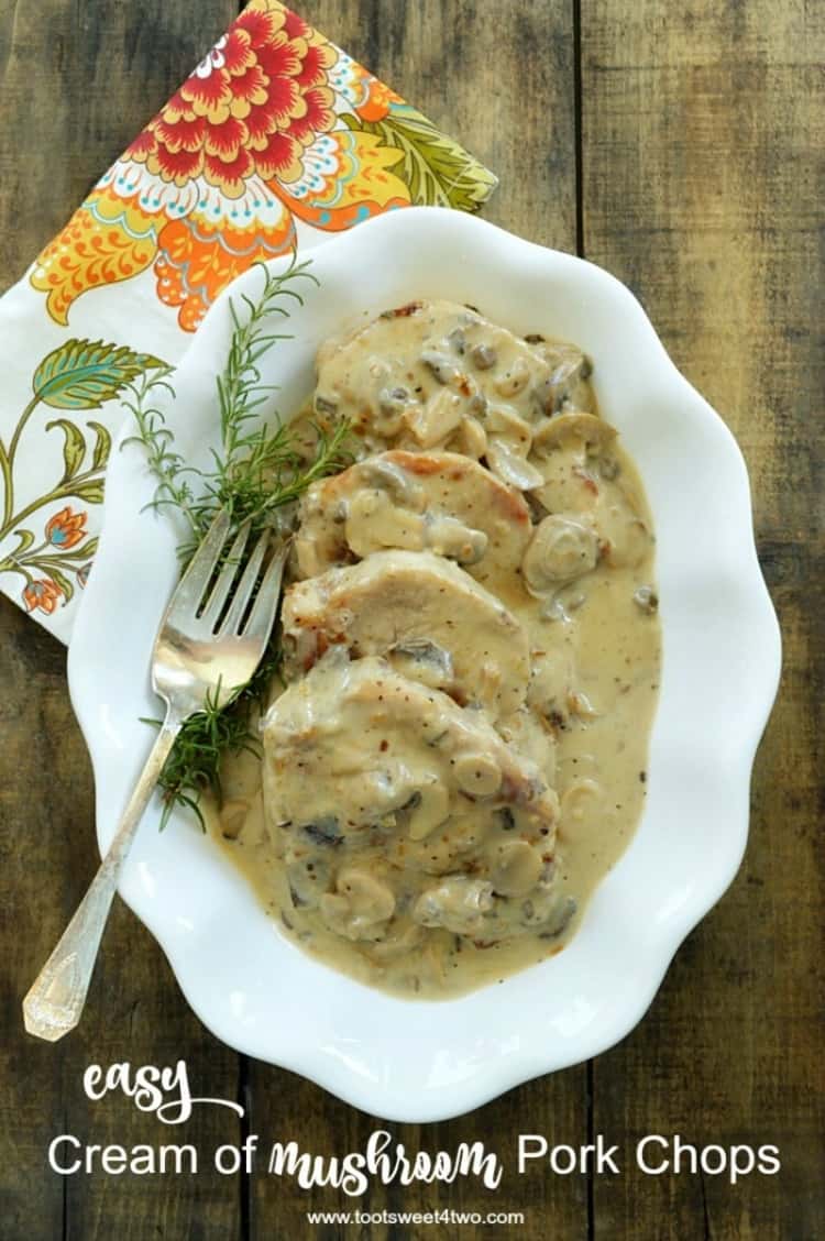 The ultimate mushroom pork chops recipe