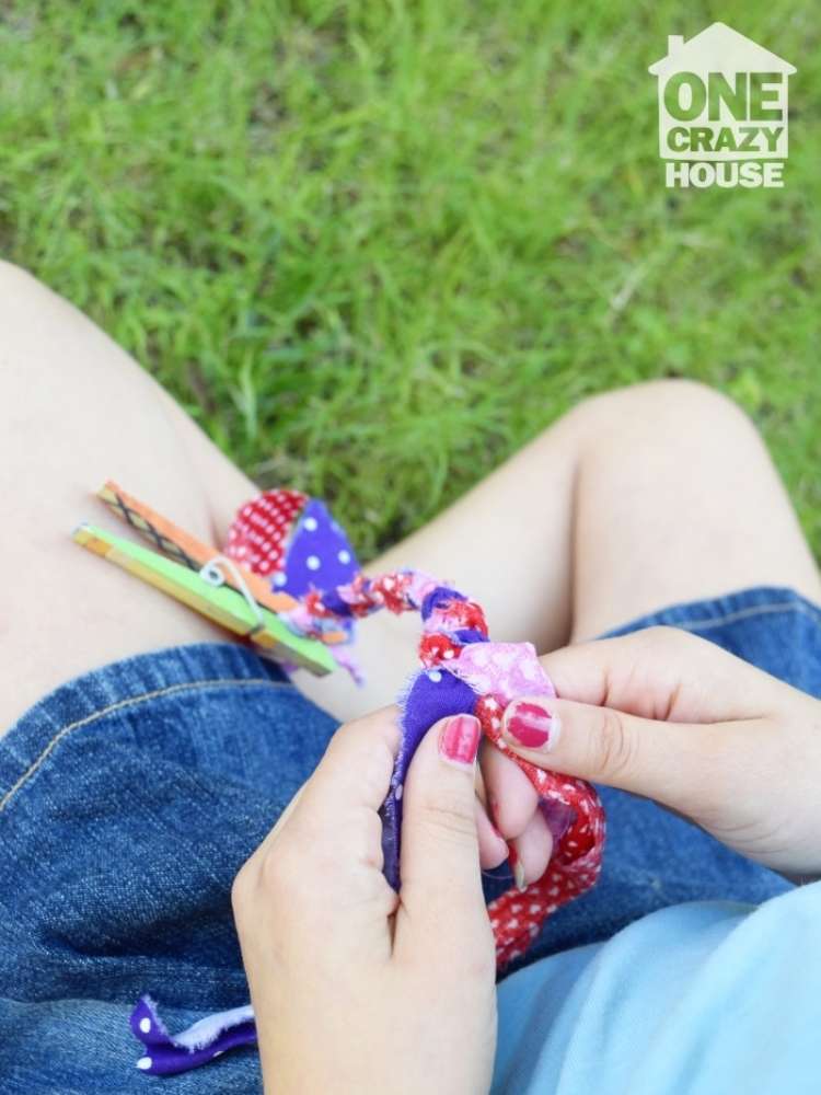 OneCrazyHouse mosquito repellent bracelets person braiding bracelet made from fabric