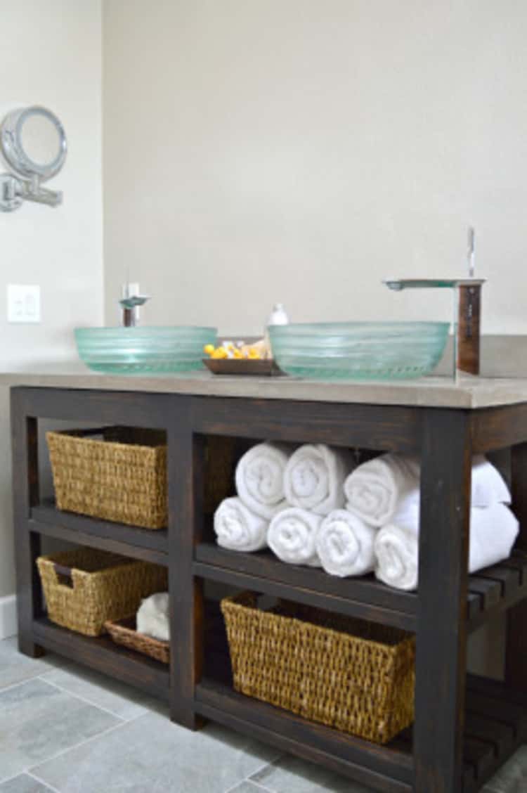 Under the Bathroom Sink Storage Ideas (23 clever options