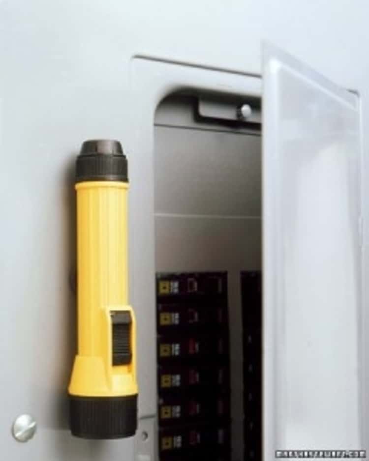 Magnetic Flashlight On Fuse Box