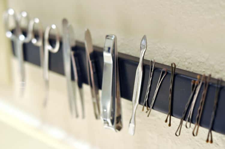 Metallic Bathroom Rack