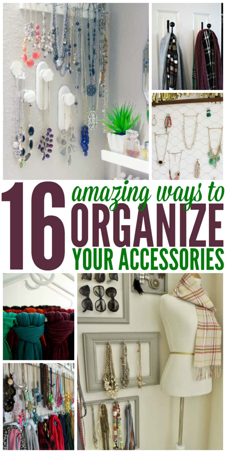 ways to organize accessories