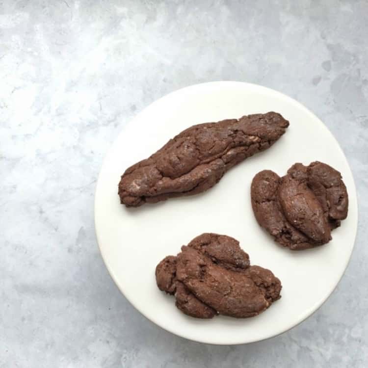 Cookies shaped like dog poop