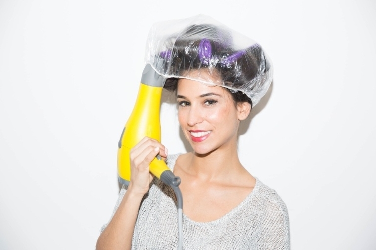 blow dry shower cap use