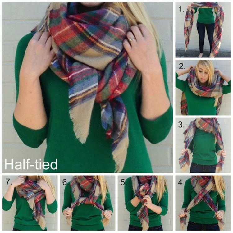 best way to wear a scarf