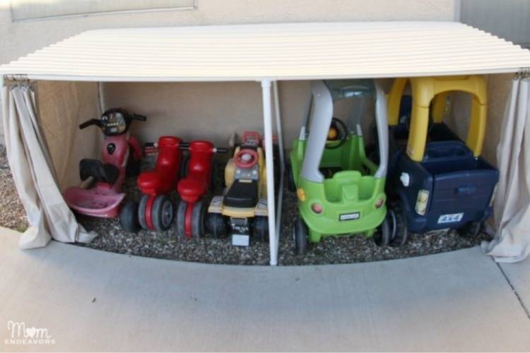 Ride On Toys Storage Solution