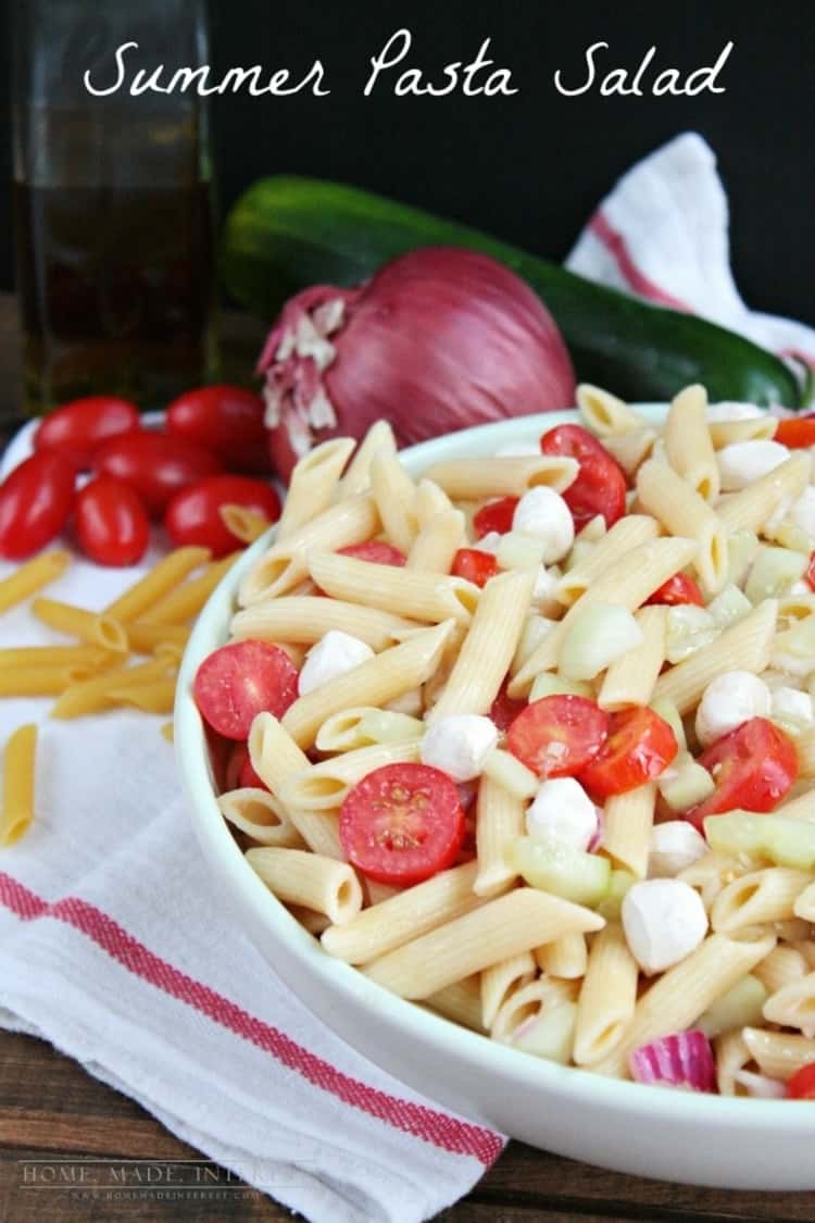 Cucumber Tomato Pasta Recipe